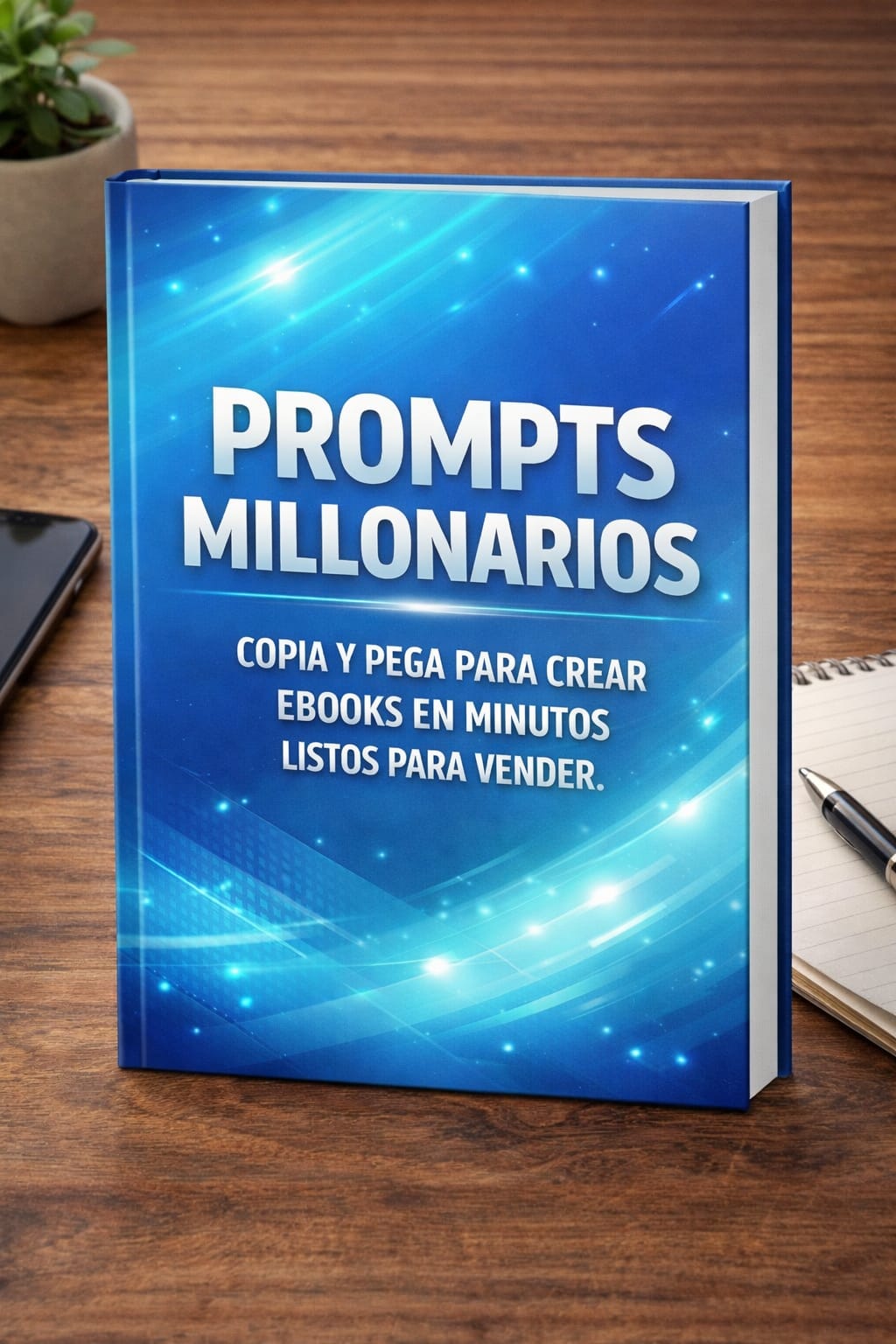 PROMPTS MILLONARIOS. Guia Avanzada con Prompts de Copia y Pega para Crear E-Books Profesionales en Minutos.