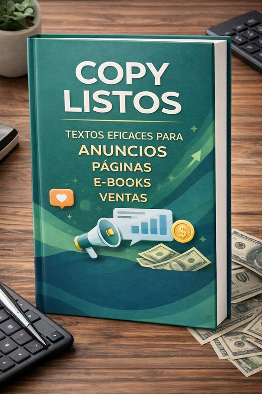 COPY LISTOS. Textos Eficaces para Anuncios, Paginas, E-Books y Ventas.